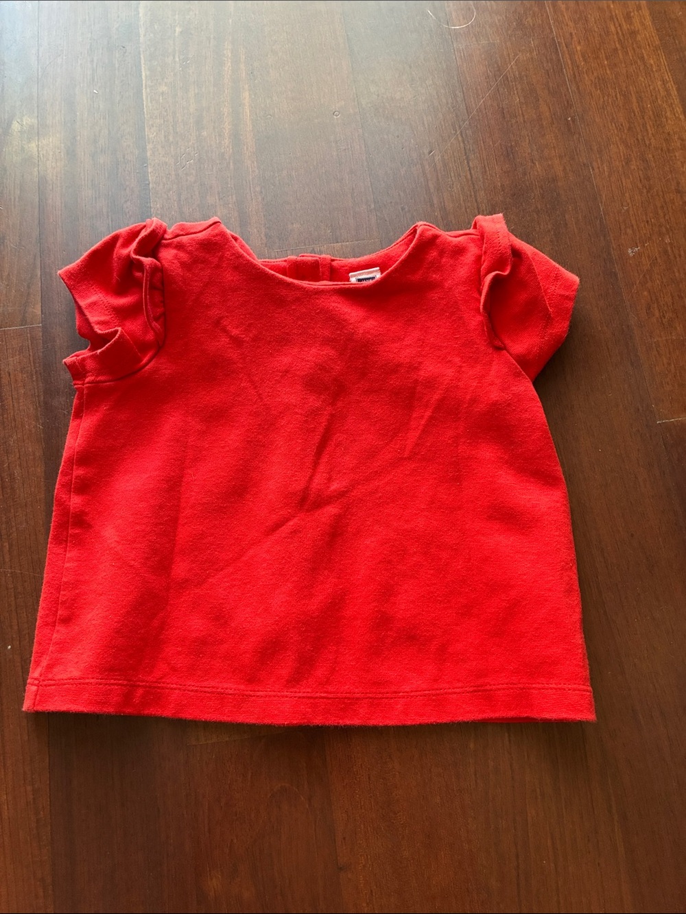 Janie and Jack Kids Red Short Sleeve Tee